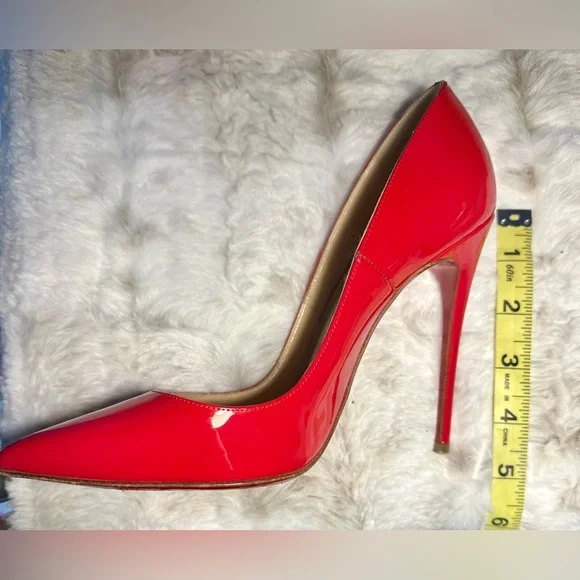 Christian Louboutin Red Patent Leather So Kate Pumps Heels Size 35.5 - Picture 10 of 10